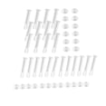 thumbnail image 5 of FUTUREORYY Cylindrical White 24Pcs Plastic Connecting Pin for Pool Supplies, 5 of 8