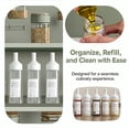 thumbnail image 3 of Three Packs Plastic Sauce And Condiment Squeeze Bottles With Lid Ideal For Kitchen Storage Easy To Use Versatile Dispenser Set, 3 of 7