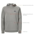 thumbnail image 5 of BASSDASH Men’s Fleece Lined Fishing Hoodies Water Resistant Performance Pullover Sweatshirts Stretchy Hunting Workout Sweatshirt FS32M, 5 of 6