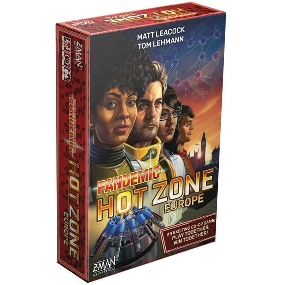 Pandemic: Hot Zone Europe Cooperative Board Game for Ages 8 and up, from Asmodee