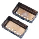 thumbnail image 4 of Greeniant 2 piezas de cubiertas para pastilla de guitarra de 6 agujeros, 50/52mm, espaciado de guitarras, tapa decorativa para recogida de sonido de cobre, Accesorios para instrumentos musicales Greeniant OD003422-00, 4 of 6