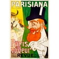 thumbnail image 3 of Saunier, J. 11x14 Black Modern Framed Museum Art Print Titled - Parisiana / Paris voyeur, 3 of 5