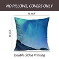 thumbnail image 2 of LALILO Throw Pillow Covers Northern Light And High Mountains Cushion Cover 18" x 18", 2494 Pack, 2 of 6