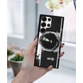 thumbnail image 5 of WIRESTER Shockproof Soft Rubber Cover Case for Samsung Galaxy S25 Ultra 6.8" 2025, Retro Vintage Camera Zoom, 5 of 5