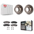thumbnail image 1 of Transit Auto Rear Disc Brake Rotors and Ceramic Pads Kit for Car 2005-2007 Ford F-350 Super Duty with Dual Wheels K8T-101728, 1 of 11