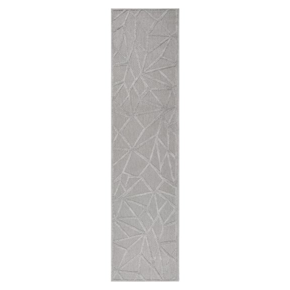 Leick Home 595587 Vennor Geometric Indoor Outdoor Area Rug Runner 2'x8'