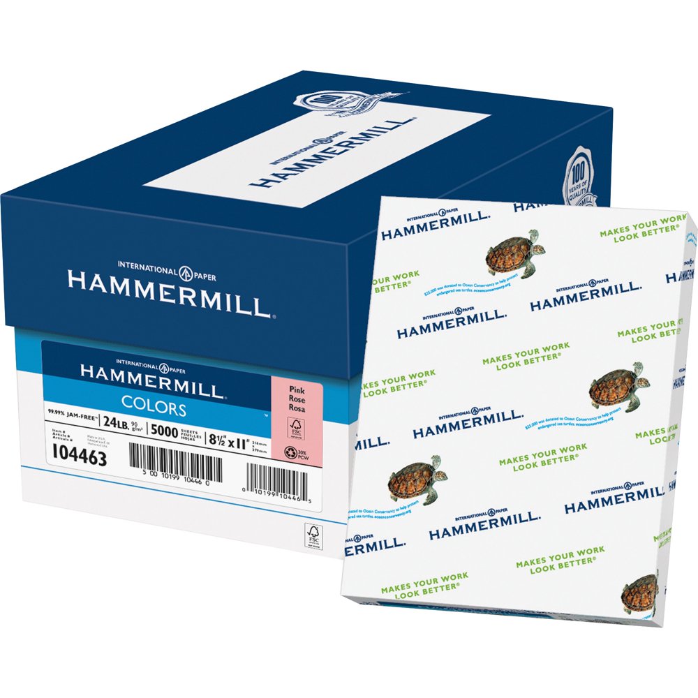 Hammermill Multipurpose Color Paper 24lb 81/2"x11" 500 Sht/RM PK