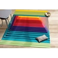 thumbnail image 3 of Optical Illusion Rugs, Easy to Clean Rug, Saloon Rug, Colorful 3d Effect Rug, Accent Rug, Hypnotic Rug, Modern Rugs, Modern Rug, Red Rug, 2.3'x3.3' - 70x110 cm, 3 of 8