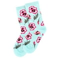 thumbnail image 4 of MeMoi Women's Pansy Limited Edition Cotton Blend Crew Sock - Mens - Male, 4 of 5