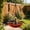 Red, variant on Solar Hanging Bird Bath Fountain – Decorative Outdoor Water Feature with Solar Powered Pump, Garden Patio Hanging Accent for Bird Friendly Daily Outdoor Use
