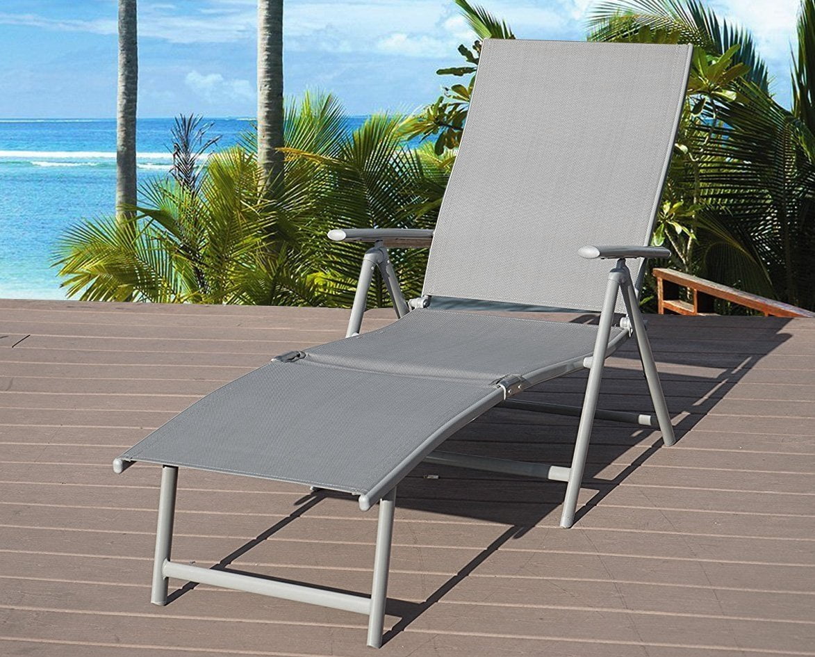 Minimalist Grey Beach Chair for Simple Design