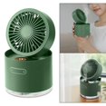 thumbnail image 3 of Ventilador de escritorio Gloria humidificador de nebulización Regalo refrigeración Adultos Niñas Verde, 3 of 6