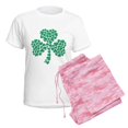 thumbnail image 6 of CafePress - Shamrock Of Shamrocks Women's Light Pajamas - Women's Short Sleeve Print T-Shirt and Pants Light Cotton Pajama Set, 6 of 7