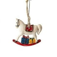 thumbnail image 5 of Décorations de Noël Rétro Poney Bas de Noël Ornements Pendentif Arbre 1 Pce-Rouge, 5 of 5