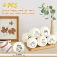 thumbnail image 2 of Wool Dryer Bs, 8PCS Bs with Happy Sheep - Natural & Organic, 100% New Zealand Handmade, Chemical-Free Reusable Laundry Anti-Static Reduce Wrinkles and Save Time, 2 of 3