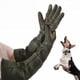 thumbnail image 1 of Guantes de cuero para mascotas, guantes antiincrustantes, guantes de adiestramiento para perros y gatos, 1 of 5