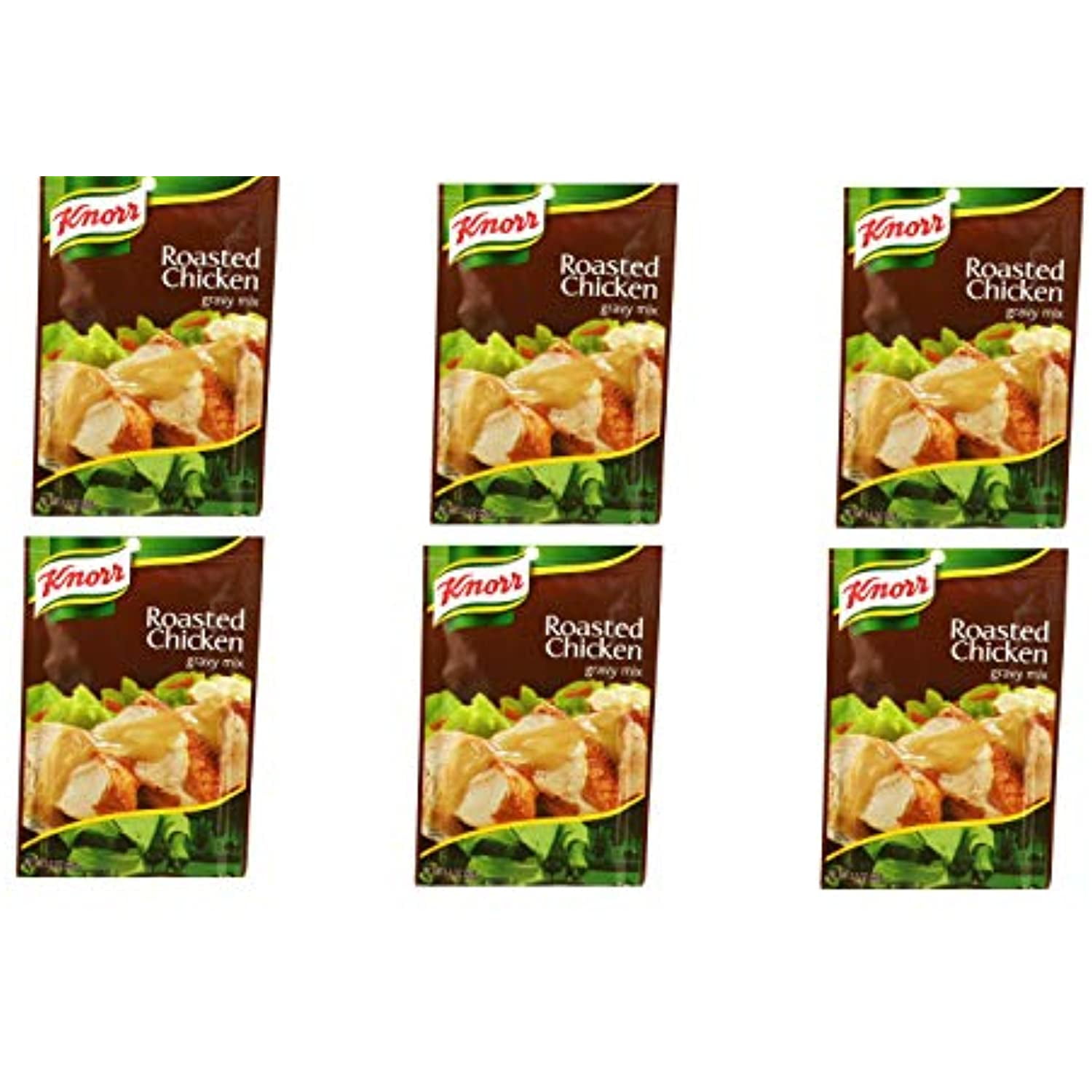 Knorr, Roasted Chicken Gravy Mix 1.2 Ounce (Pack Of 6)