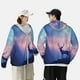 thumbnail image 4 of Fotbe Night Sky Elk Chaqueta con Protección Solar UPF 50+ para Hombre y Mujer, Camisa con Capucha y Bolsillos-X-Large, 4 of 7