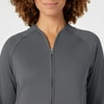 thumbnail image 3 of Wink Knits and Layers Women's Fleece Full Zip Jacket, Pewter, M, 3 of 9