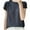 Black, variant on Fanxing Womens Knitted Tops Summer Short Sleeve T-Shirts Basic Solid Color Crewneck Pullover Blouses Gray,XL