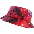 thumbnail image 3 of Galaxy Bucket Hat Fashion Space Print Summer Cap, 3 of 6