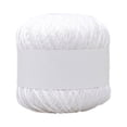 thumbnail image 1 of keepw Knitting Thread Cotton Crochet Yarn  Embroidery Clothes Sweater Tapestry Weave Line DIY Accessory, Fruit Green white, 1 of 6