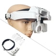 thumbnail image 4 of Lupa de joyero, lupas con luz, lupas, gafas, diadema, lupa con , 5 lentes reemplazables, 4 of 9