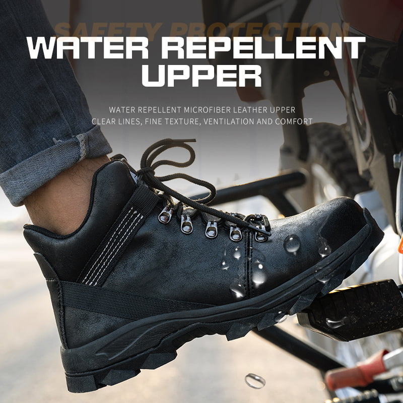 Men's Safety Work Shoes Steel Toe Boots Outdoor Sneakers Climbing Military Sport 