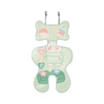 thumbnail image 4 of Alfombrilla para cochecito de bebé, cojín para asiento de cochecito, fácil de limpiar, cómoda y práctica funda de asiento, cojín para coche de bebé Verde, 4 of 9