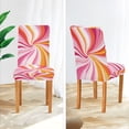 thumbnail image 3 of Yayeee 2 Pack Dining Chair Covers Stretch Parson Chairs Slipcovers Seat Protector, Swirling Lines, 3 of 6