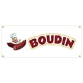 thumbnail image 1 of 18 x 48 in. Banner Sign - Boudin, 1 of 1