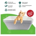 thumbnail image 2 of Disposable Litter Boxes for Cats | Baking Soda Effect and Odor Control | 17.1”L, 12.6”W, 6.6”H | Recycled White Paper | Durable and Water Resistant | Large Size (Large- 5 Pieces), 2 of 7