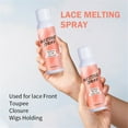 thumbnail image 4 of Lace Melting Spray For Wigs Lace Melting Spray Adhesive Wig Spray Wigs Spray Lace Filter Melting Spray Lace Melting Spray For Wigs 130ml Makeup Organizers, 4 of 5