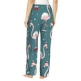thumbnail image 3 of Kll Womens Flamingo Print Pajama Pants Soft Pajama Bottoms For Women Cozy Lounge Pants, 3 of 9