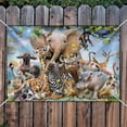 thumbnail image 3 of Africa Animals Smile Selfie Elephant Giraffe Zebra Hippo Rhino Home Business Office Sign, 3 of 4