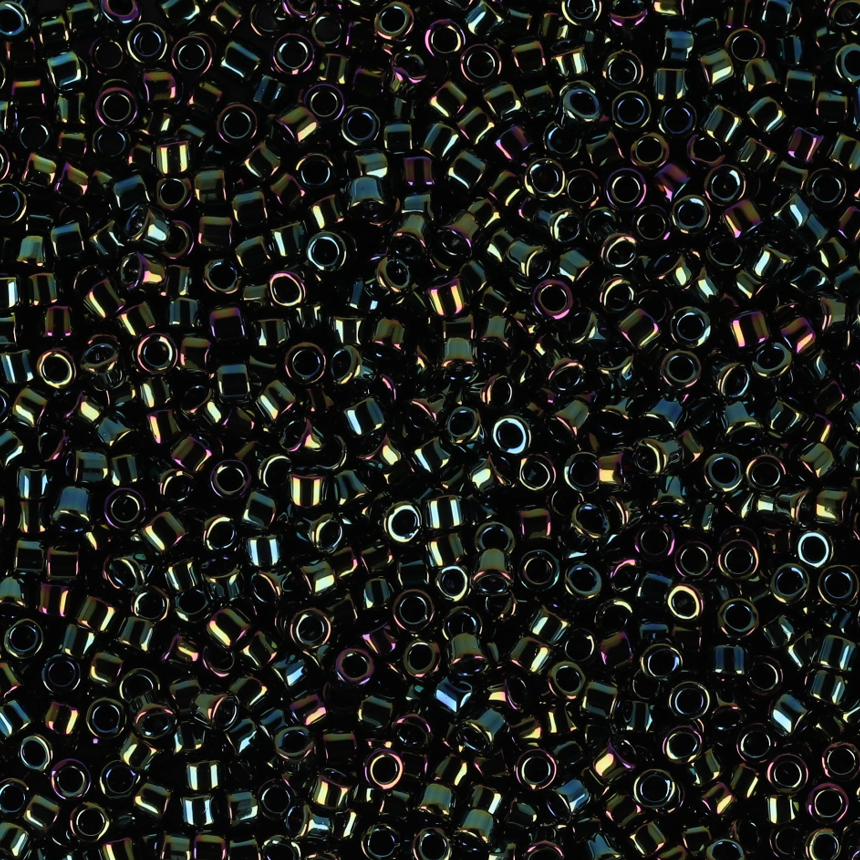 Miyuki Delica Seed Beads – Size 11/0 (1.6 mm), DB0003, Green Iris, .2 g, Approx. 1440 Beads