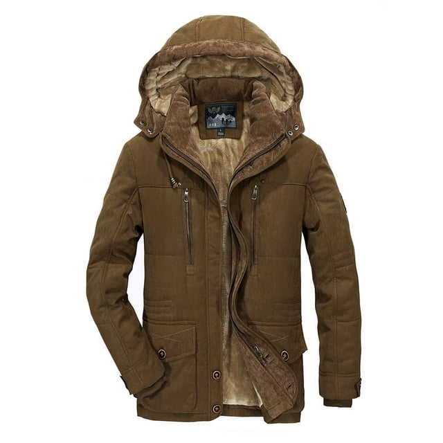 Abrigos para hombre, chaqueta acolchada de invierno, abrigo informal cálido, abrigo térmico grueso con capucha, abrigo vintage