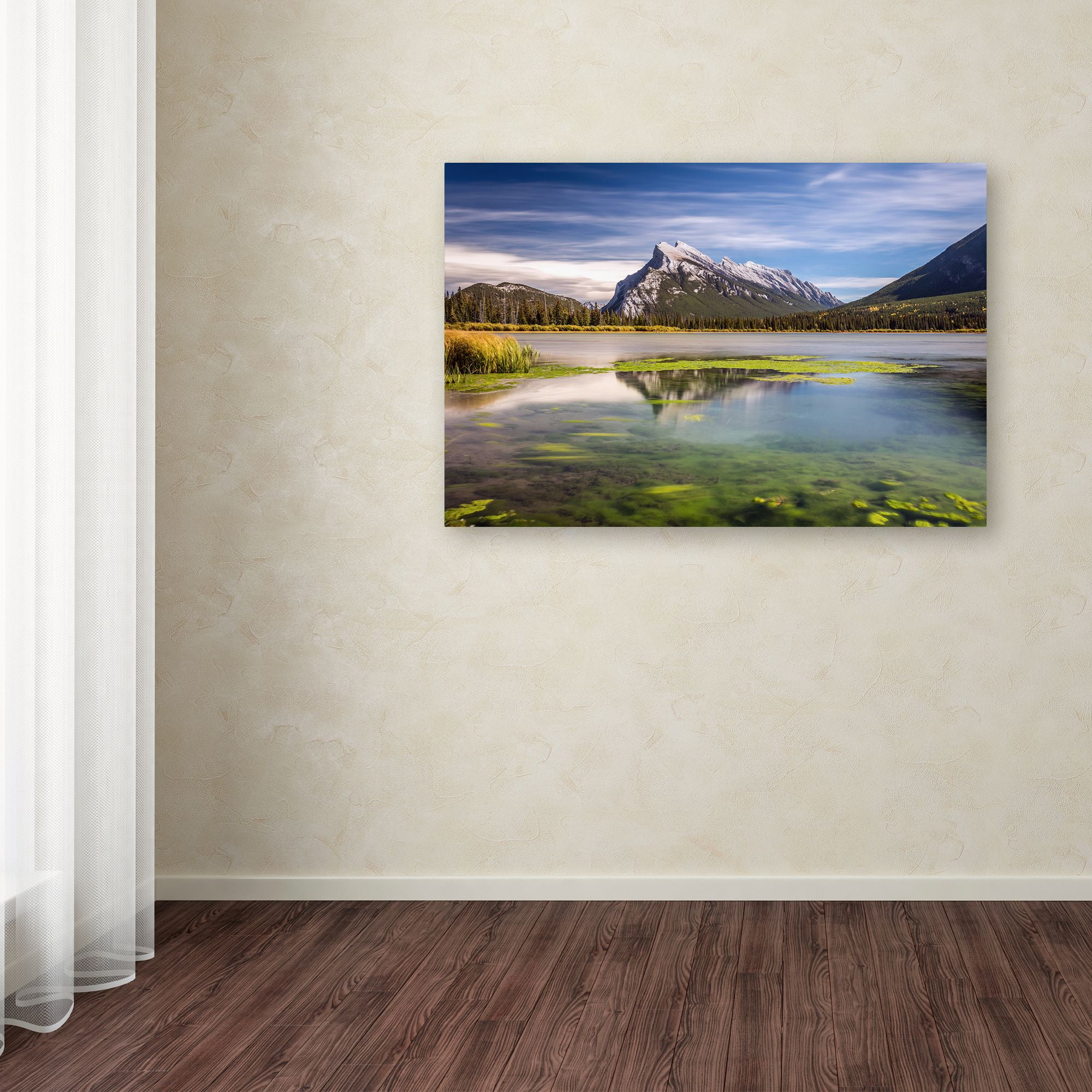 Pierre Leclerc 'Mount Rundle Banff' Canvas Art 16 x 24