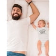 thumbnail image 6 of Tstars I'm Your Father's Day Gift Mom Says Welcome - Funny Cute Baby Bodysuit 24M (18-24M) Gray Stripes, 6 of 6