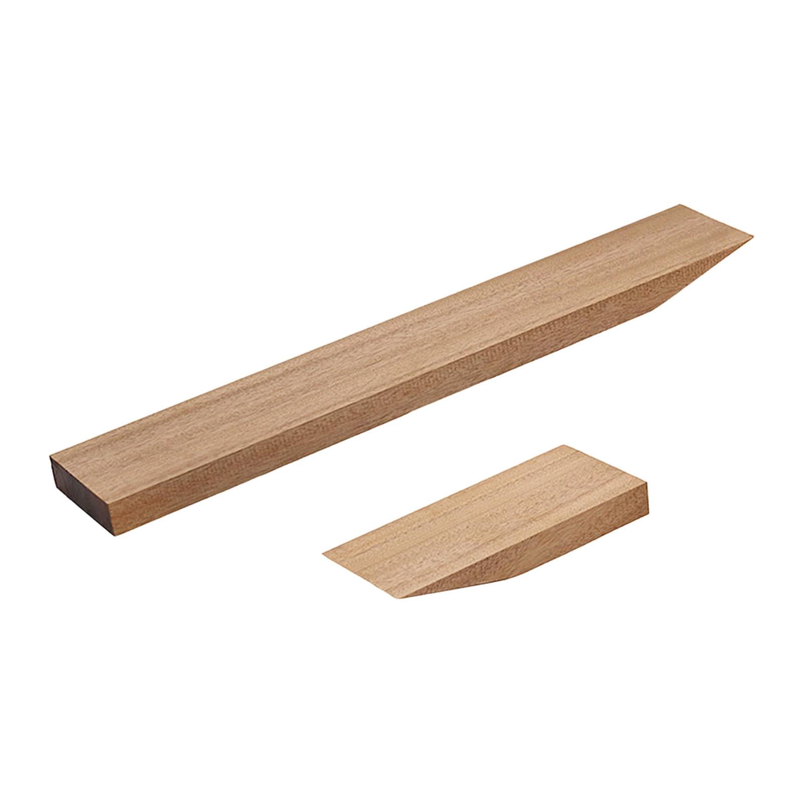 Dualoai 2PCS Wood Guitar Neck Blank Unfinished Acoustic Electric Guitar Replacement for