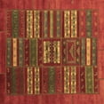 thumbnail image 1 of Ahgly Company Indoor Square Abstract Brown Contemporary Area Rugs, 7' Square, 1 of 4