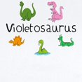 thumbnail image 2 of CafePress - Violetosaurus Infant Bodysuit - Baby Light Bodysuit, Size Newborn - 24 Months, 2 of 4