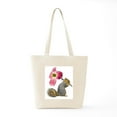 thumbnail image 6 of CafePress - Squirrel Pink Flower Tote Bag - Unisex Canvas Tote Bag, Beige, 1-Piece, 6 of 7