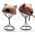 thumbnail image 2 of Lindo gorro de melón con orejas de gato, gorro de piso para niños, gorro tipo cúpula para primavera, otoño y verano, 2 of 6