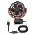 thumbnail image 2 of Baoblaze Portable USB Car Cooling Air Fan 8.2inch Tall Multifunctional 360 degree Rotatable, 2 of 8