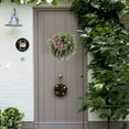 thumbnail image 4 of Christmas Wreath Hanging Holiday Artificial Pine Garland for Front Door Wall Indoors Outdoors Ornament; 15.75incehs, 4 of 5