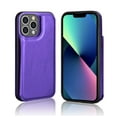 thumbnail image 3 of Cases for iPhone 13 / iPhone 13 Pro / iPhone 13 Pro Max 2021, Njjex PU Leather Slim Folio Flip Kickstand Shockproof Cards Holder Wallet Case Cover -Purple, 3 of 10