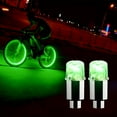 thumbnail image 4 of Green Bike Tire Lights,2-Pack LED Wheel Lights,Waterproof Spoke Lights for Night Riding Safety,Easy Install Bicycle Lights for Adult Mountain Bike Cycling Accessories, 4 of 7