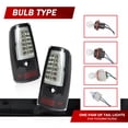 thumbnail image 2 of LED Tail Lights For 2003-2006 Chevy Silverado Brake Lamps LED Black Pair LH+RH, 2 of 4