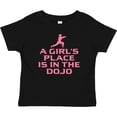 thumbnail image 3 of Inktastic Girls Cute Karate Martial Arts Girls Baby T-Shirt, 3 of 5